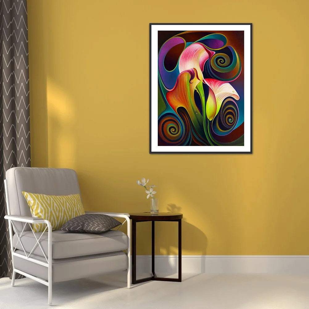 Abstract Flower | Diamond Painting