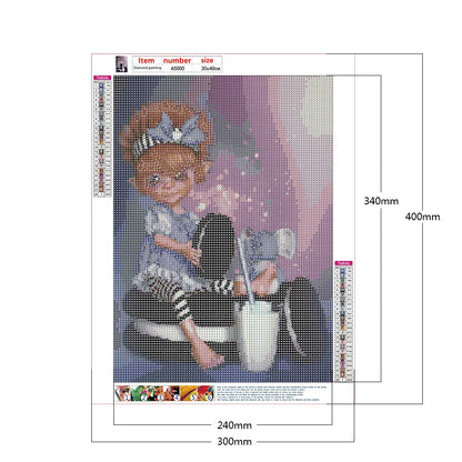 Beautiful Girl | Diamond Painting