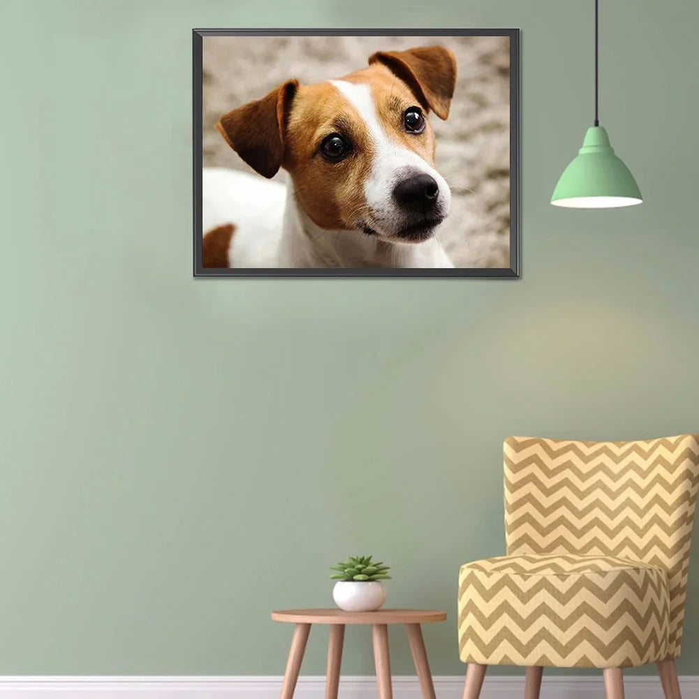 Cute Dog Jack Russell | Diamond Painting