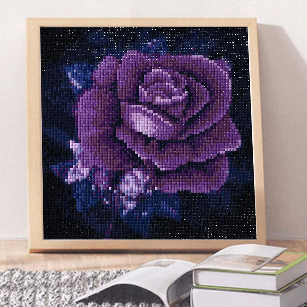 Purple Flower | Diamond Painting