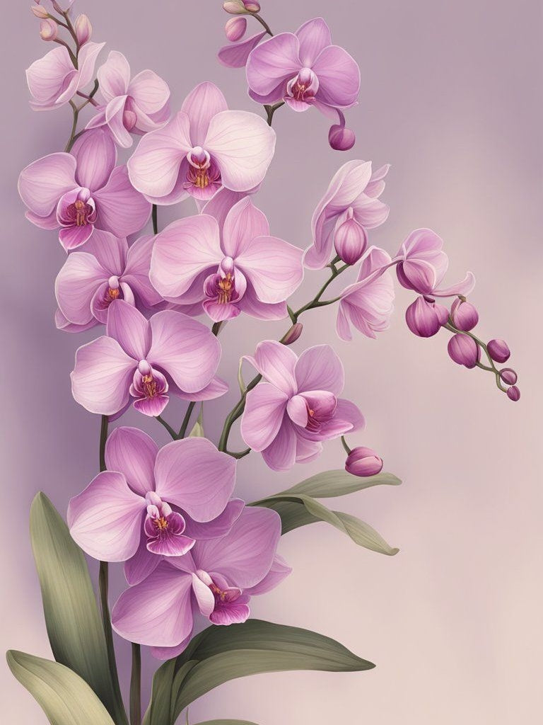 Orchids | Diamond Painting