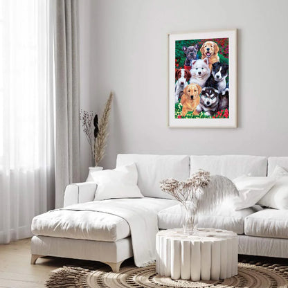 Dog Together | Diamond Painting