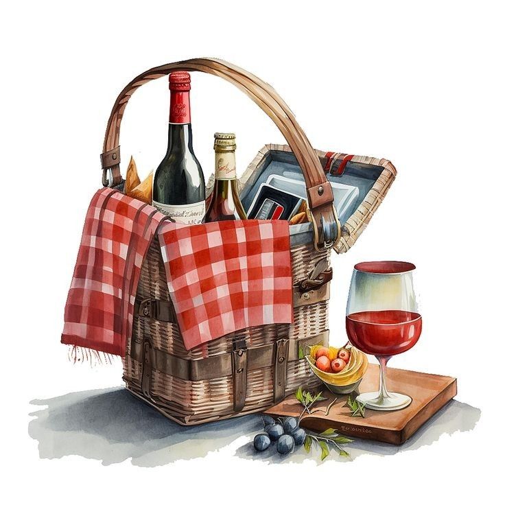 Basket Picnic | Diamond Painting