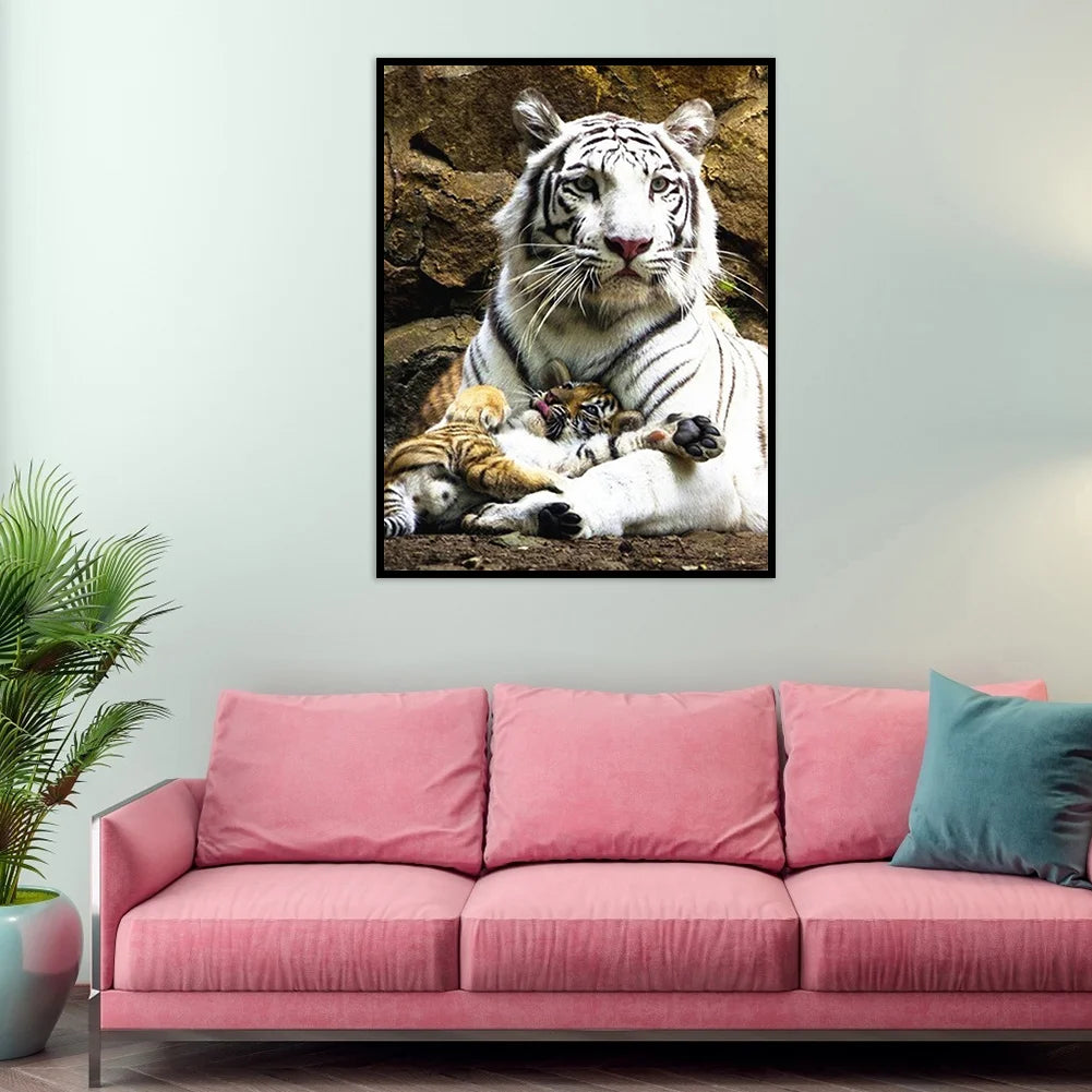 White Tiger | Diamond Painting