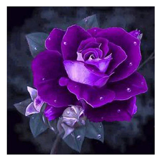 Purple Flower | Diamond Painting