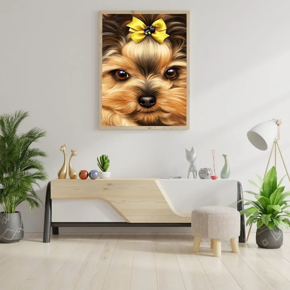 Cute Dog Yorkie | Diamond Painting