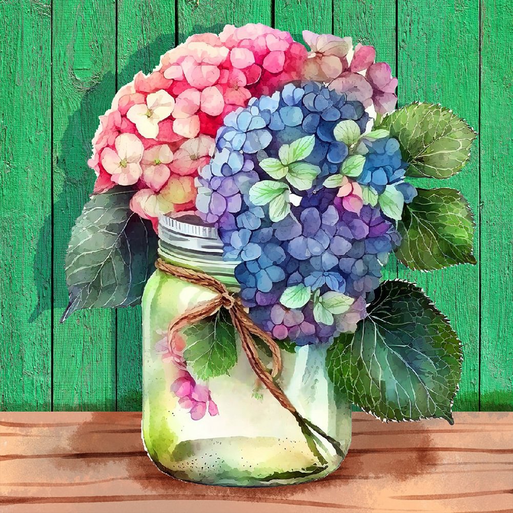 Flowers In The Bottles | Diamond Painting