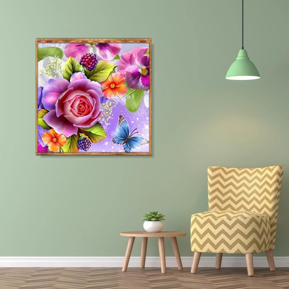 Butterfly Flower | Diamond Painting