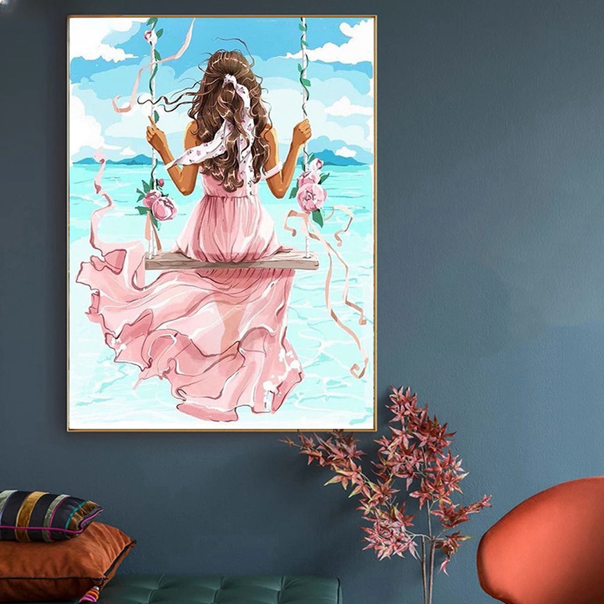 Swing Girl | Diamond Painting