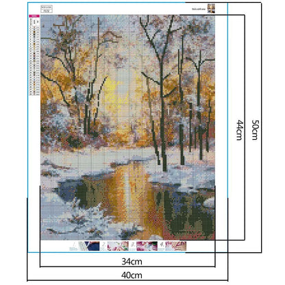 Snow Covered Forests | Diamond Painting