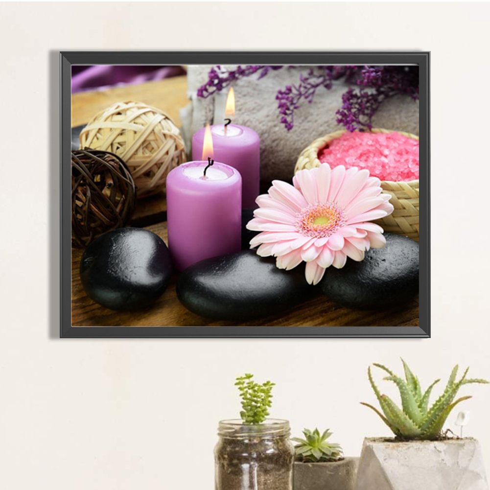 Candle Flower | Diamond Painting