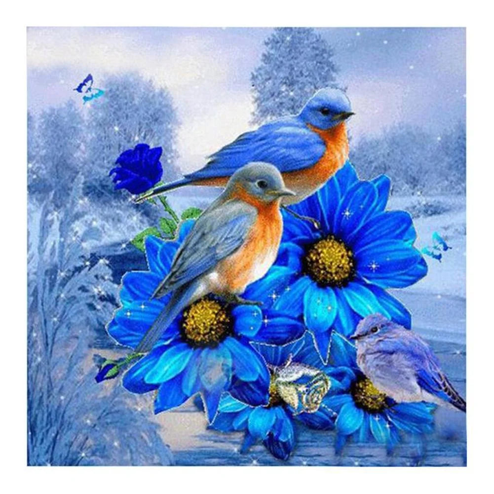 Blue Bird | Cross Stitch Embroidery
