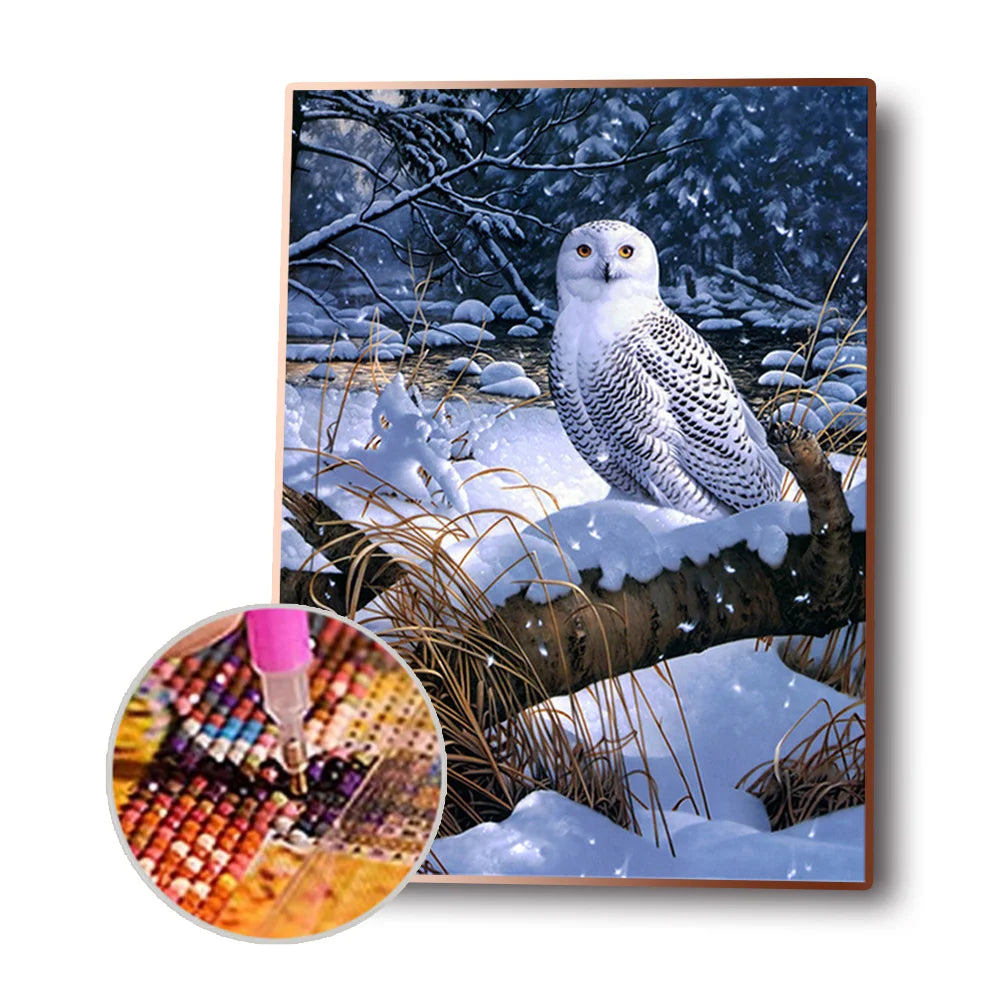 White Owl | Diamond Painting