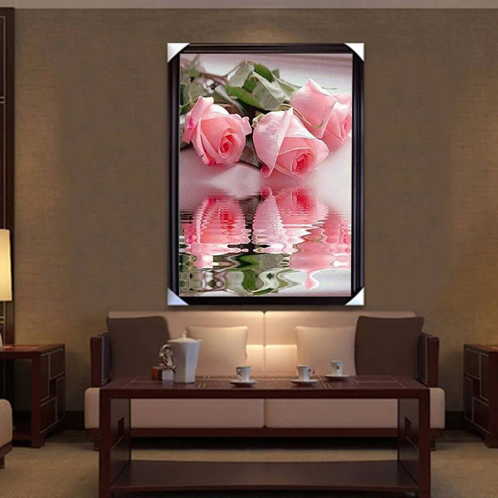 Pink Flower | Diamond Painting