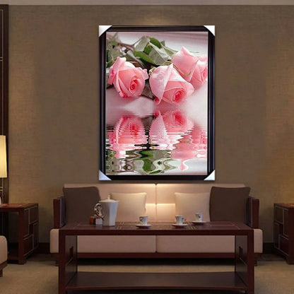 Pink Flower | Diamond Painting