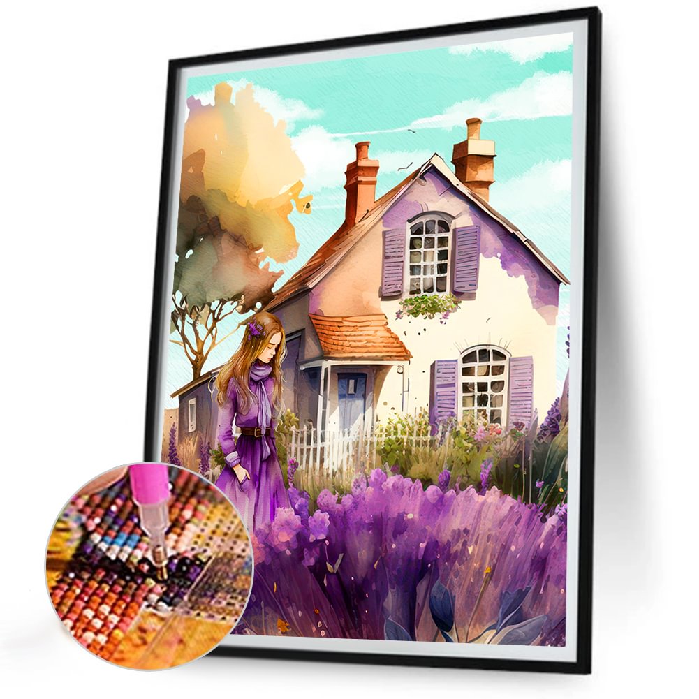 Flower Lavender | Diamond Painting