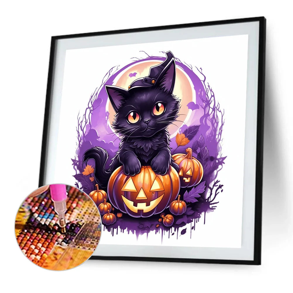 Halloween Black Cat | Diamond Painting