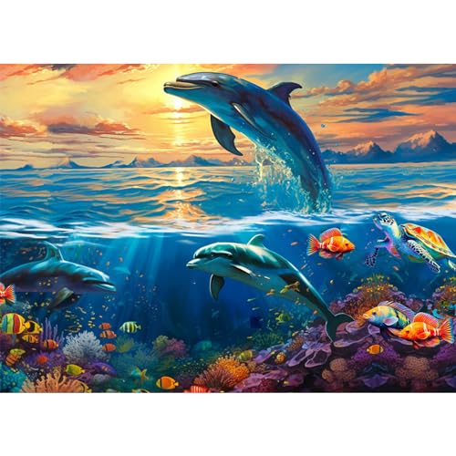 Dolphin | Cross Stitch Embroidery