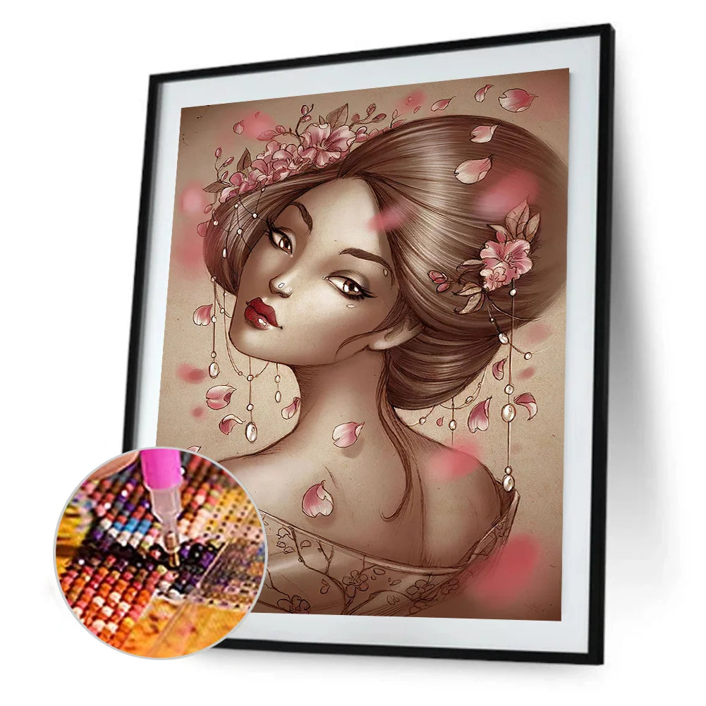 Beautiful Girl | Diamond Painting