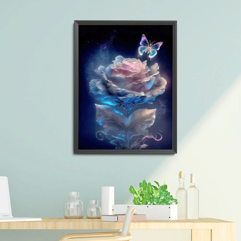 Butterfly Rose | Diamond Painting