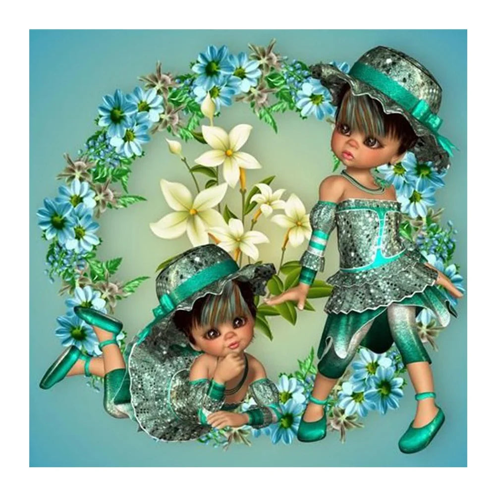 Beautiful Girl | Cross Stitch Embroidery