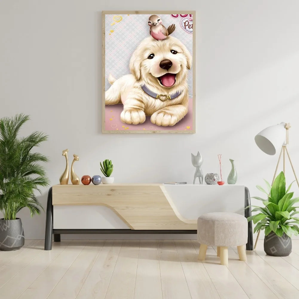 Happy Dog | Diamond Painting