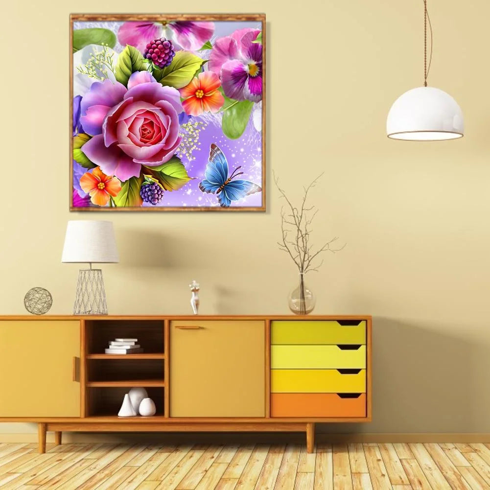 Butterfly Flower | Diamond Painting