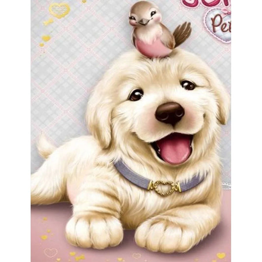 Happy Dog | Diamond Painting