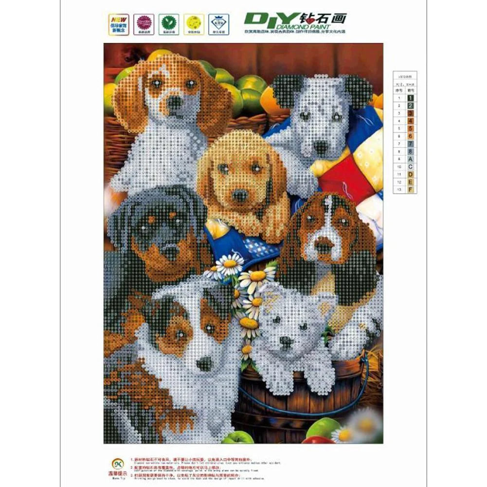 Cute Dogs | Diamond Painting