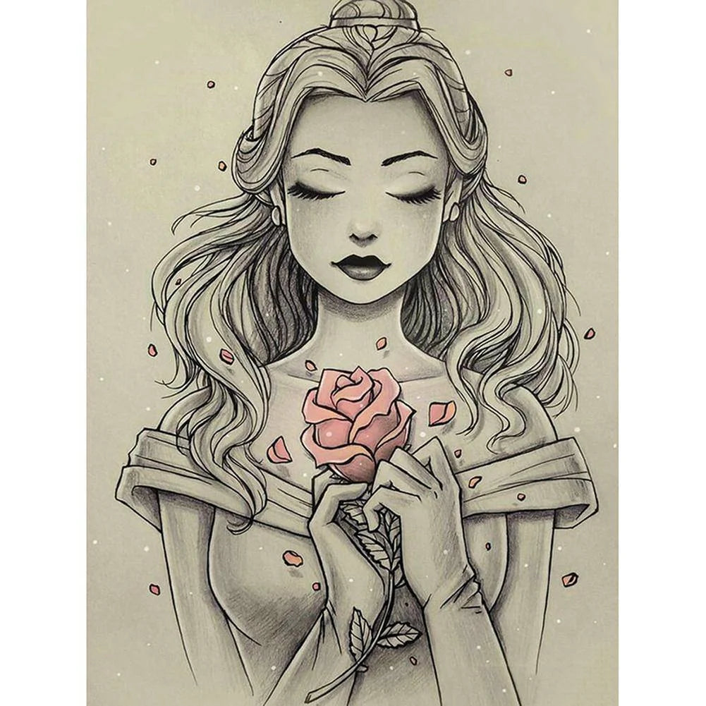 Beautiful Girl | Cross Stitch Embroidery