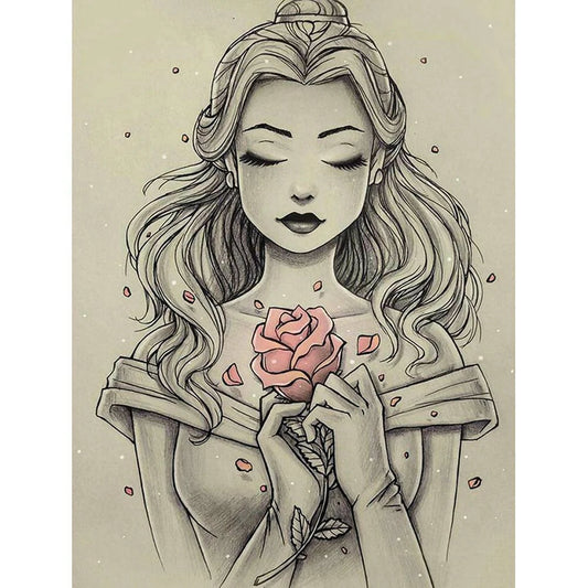 Beautiful Girl | Cross Stitch Embroidery