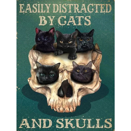 Black Cat | Cross Stitch Embroidery