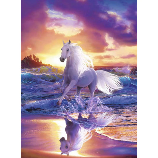 White Horse | Diamond Painting