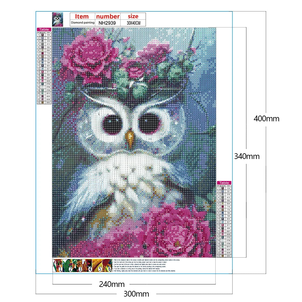 Owl | Diamond Painting