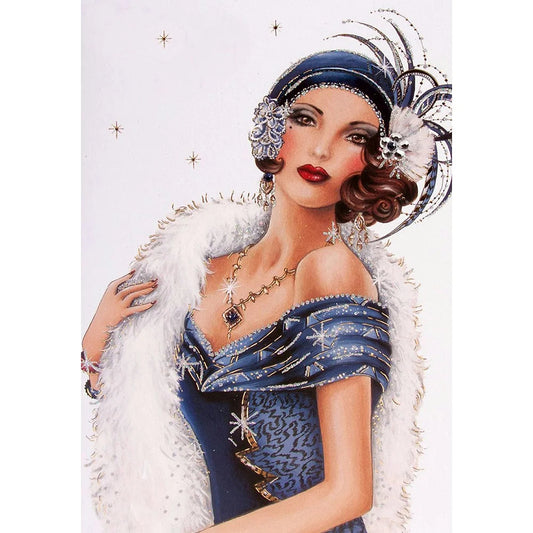 Beautiful Girl | Cross Stitch Embroidery