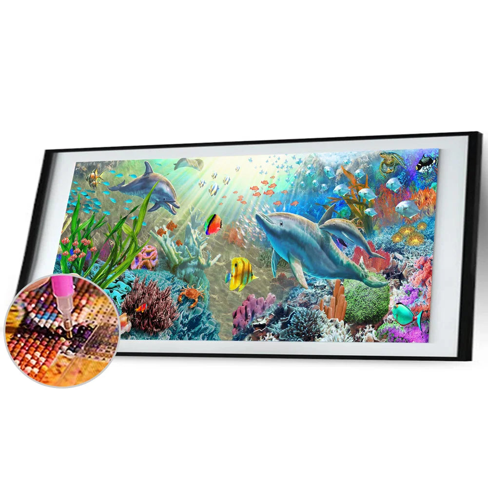 Ocean Dolphins | Diamond Painting