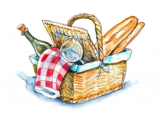 Basket Picnic | Diamond Painting