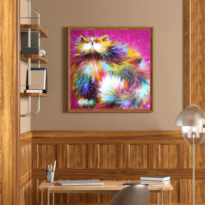 Colorful Cat | Diamond Painting