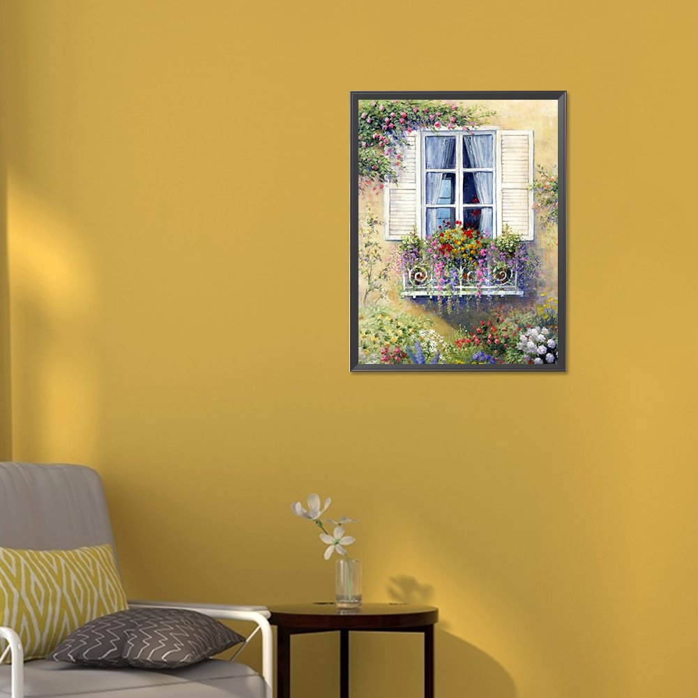 Window Flower | Diamond Painting