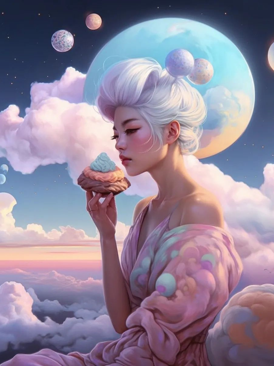 Night Scene | Cross Stitch Embroidery