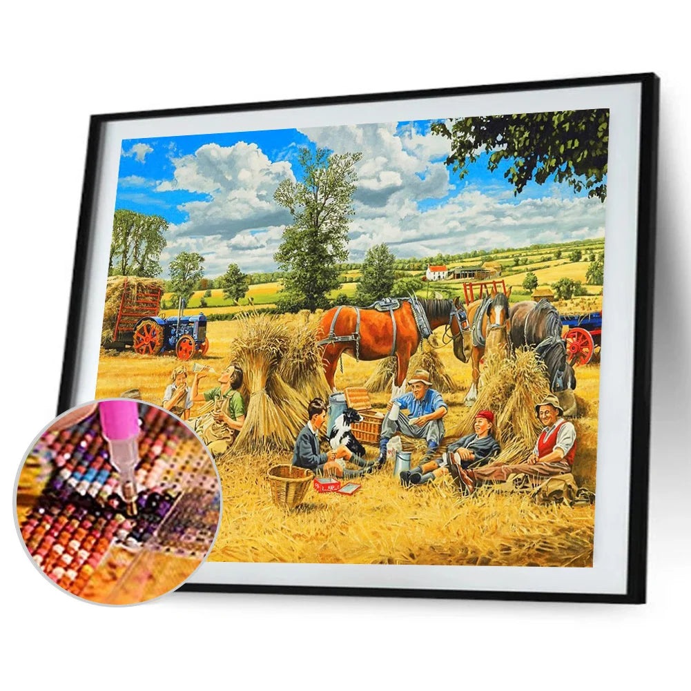 Busy Farm | Diamond Painting