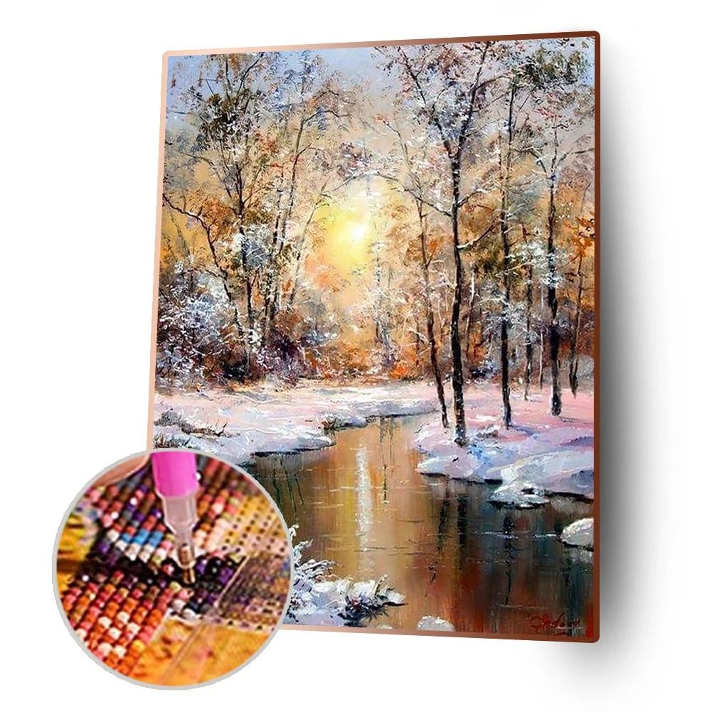 Snow Covered Forests | Diamond Painting