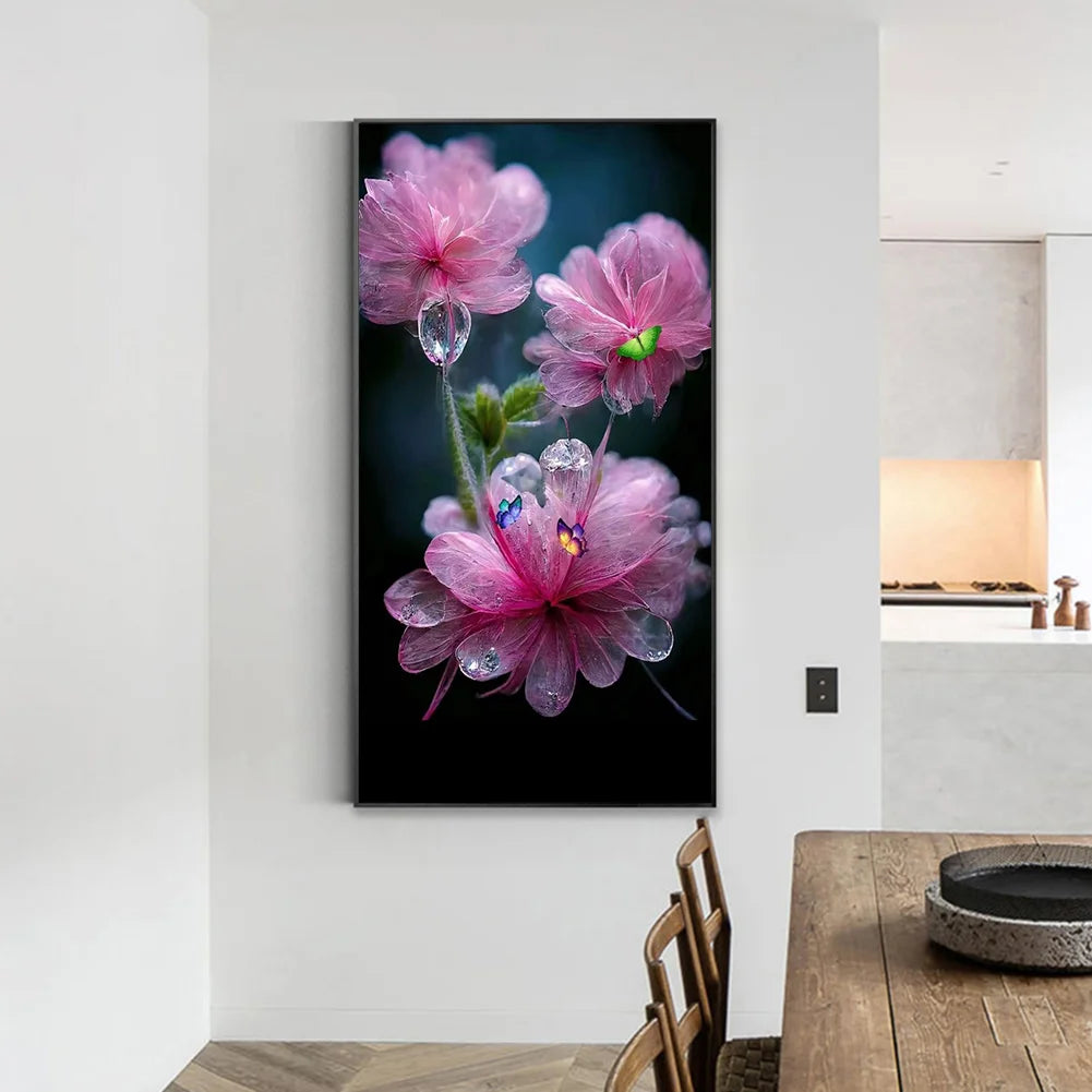 Pink Flower | Diamond Painting