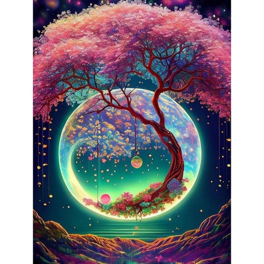 Tree Flower | Diamond Painting