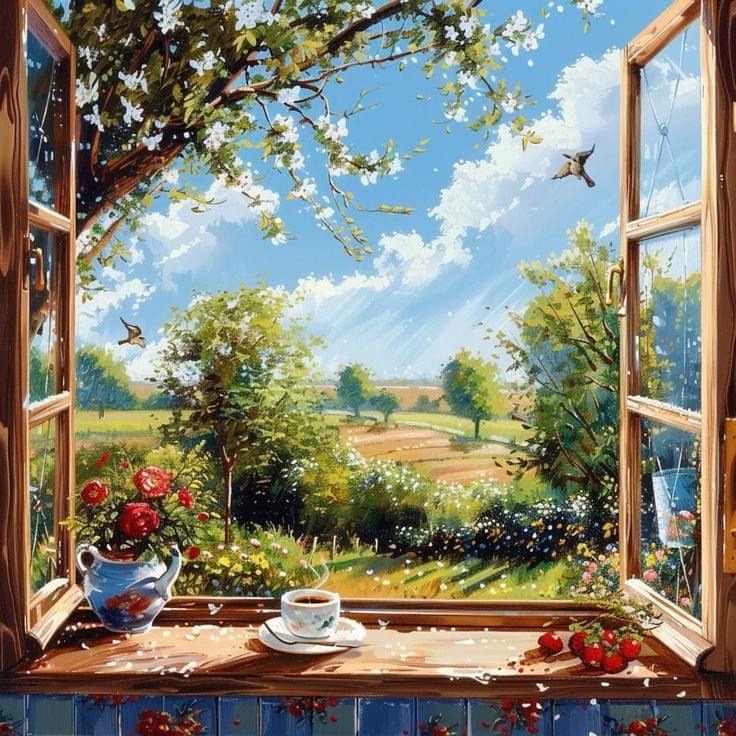 Window Landscape | Diamond Painting