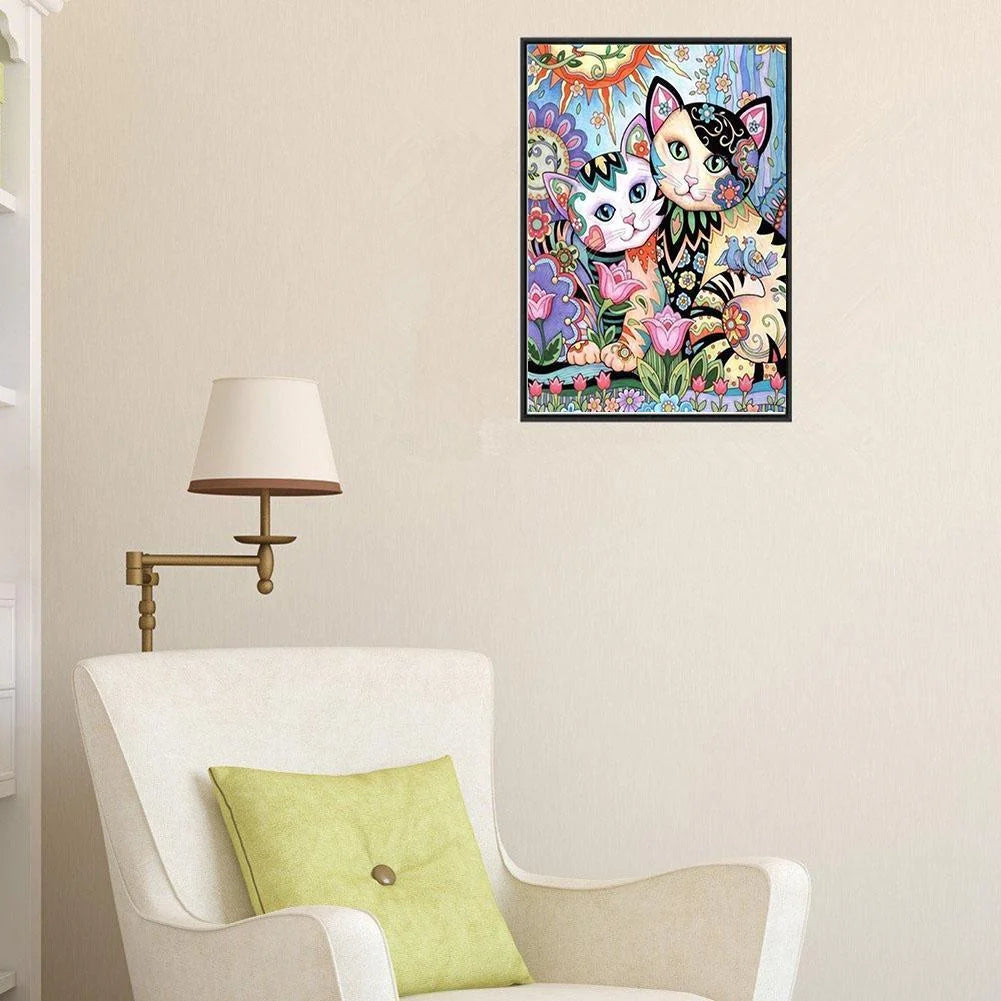 Colorful Cat | Diamond Painting