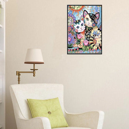 Colorful Cat | Diamond Painting