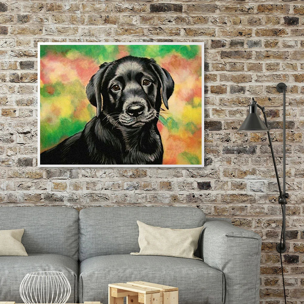 Black Dog | Diamond Painting