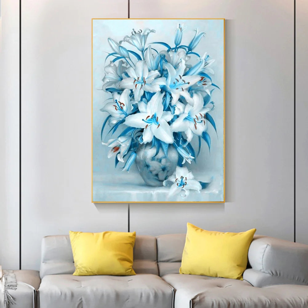 Blue Flower | Diamond Painting