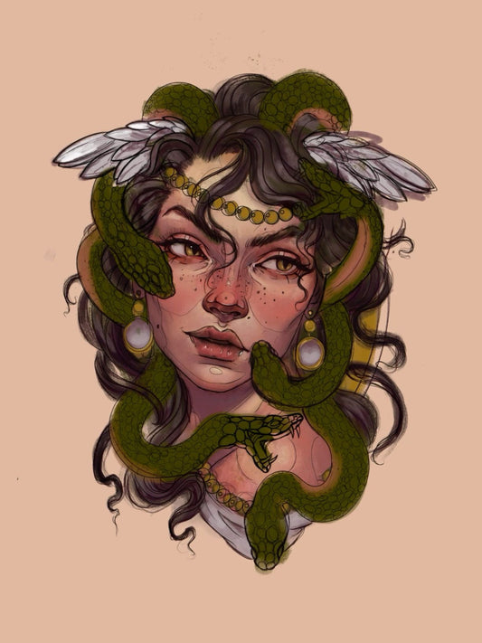 Medusa | Cross Stitch Embroidery